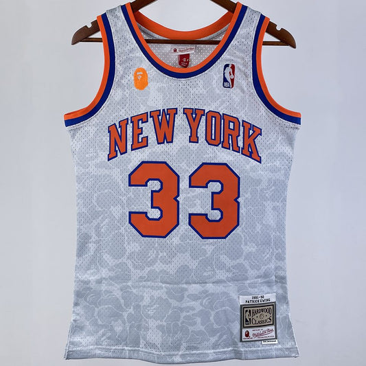 Camiseta NBA New York Knicks – N #33 – gris · 1991/92 - vista 1