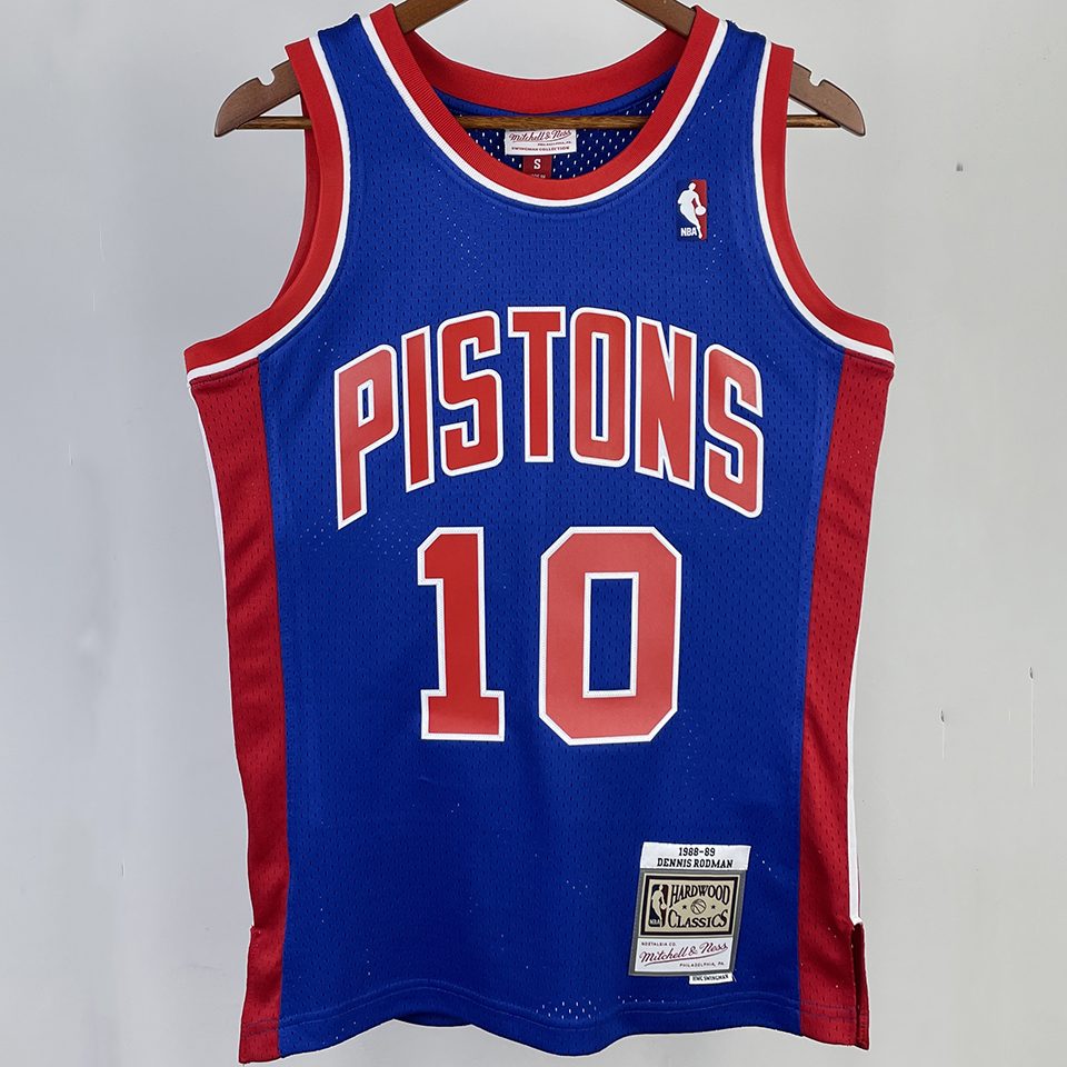 Camiseta NBA retro Oklahoma City Thunder – RODMAN #10 – Retro · azul · 1988/89 - vista 1