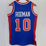 Camiseta NBA retro Oklahoma City Thunder – RODMAN #10 – Retro · azul · 1988/89 - vista 2