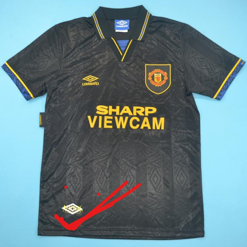 Manchester United Retro 1993/94 (Visitante Negra)