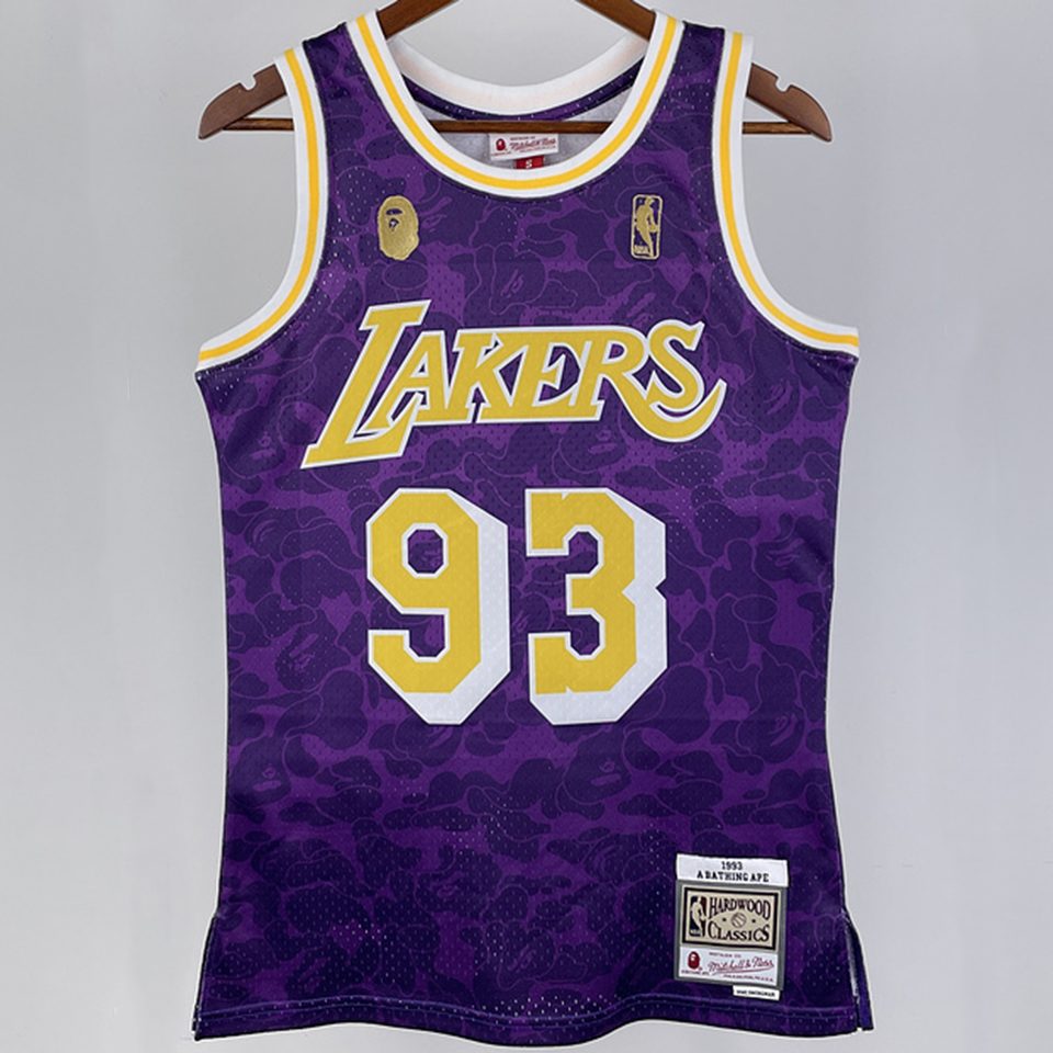 Camiseta NBA Los Angeles Lakers – N #93 – morada · 1993 - vista 1