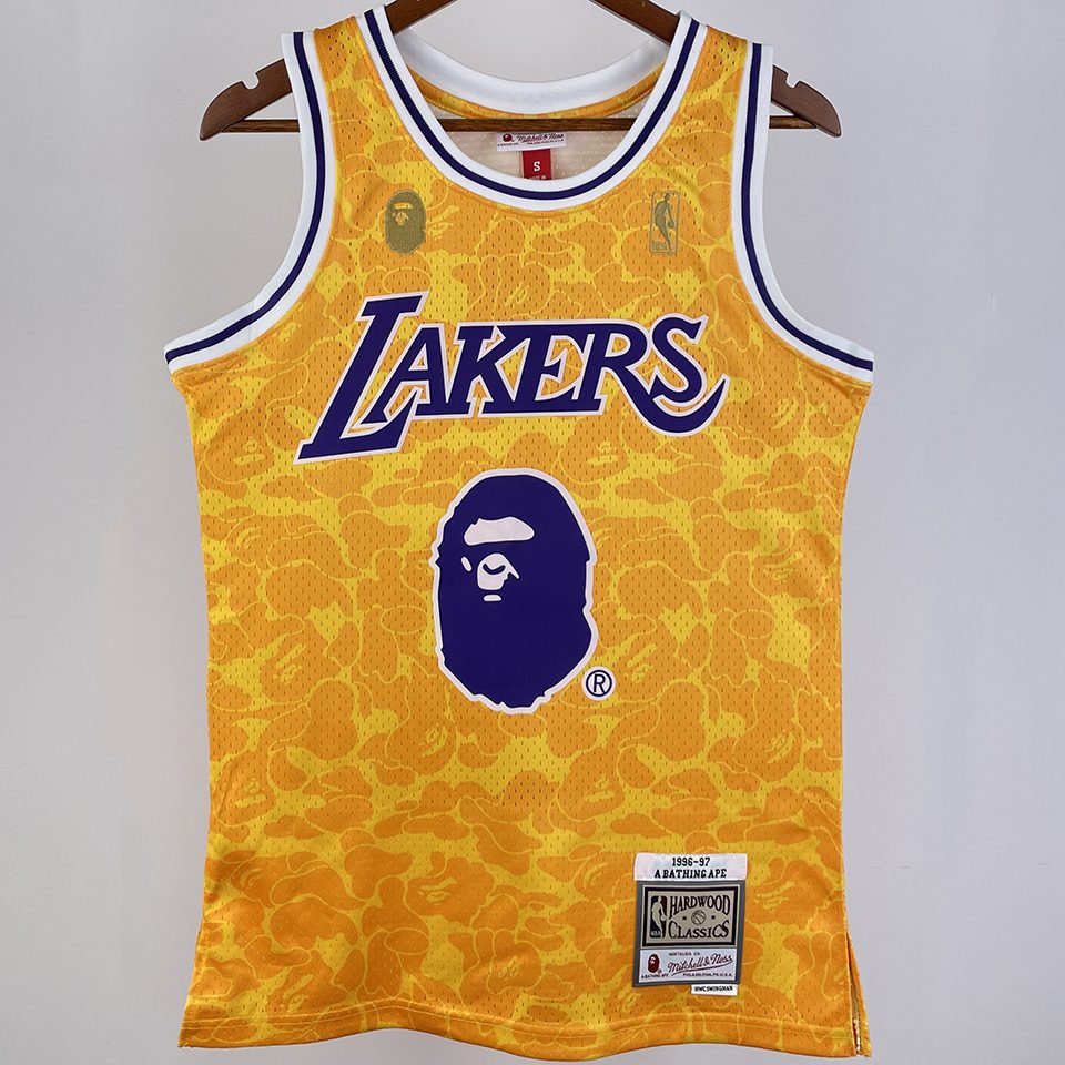 Camiseta NBA Los Angeles Lakers – N #93 – amarilla · 1996/97 - vista 1
