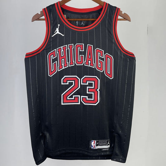 Camiseta NBA Chicago Bulls – JORDAN #23 – negra · 2023/24 - vista 1