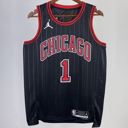 Camiseta NBA Chicago Bulls – BRSE #1 – negra · 2023/24 - vista 1