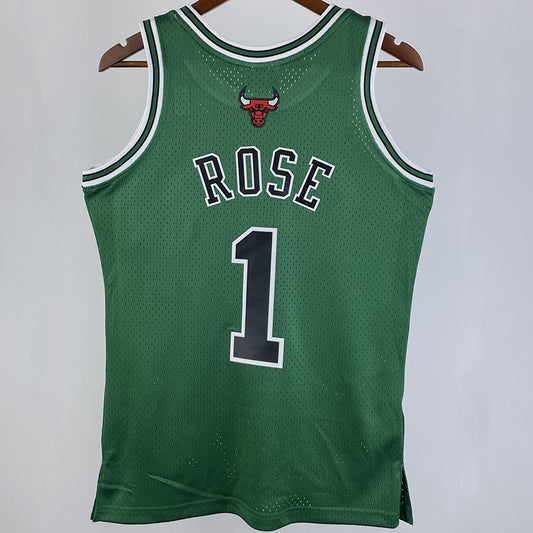 Camiseta NBA retro Chicago Bulls – BRSE #1 – Retro · verde · 2008/09 - vista 2