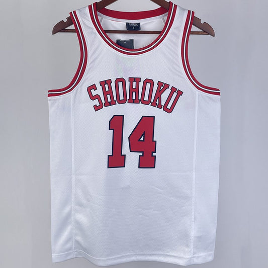 Camiseta NBA Shohoku – MITSUI #14 – blanca - vista 1