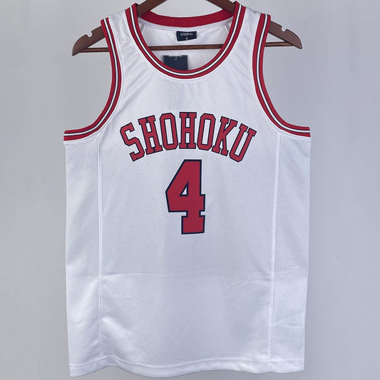 Camiseta NBA Shohoku – AKAGI #4 – blanca - vista 1