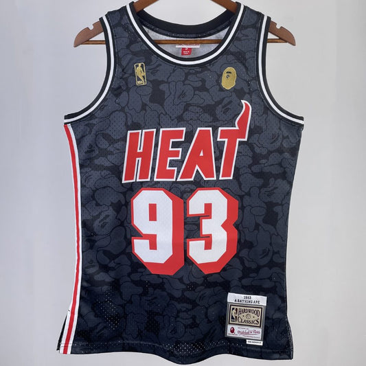 Camiseta NBA Miami Heat – N #93 – negra · 1993 - vista 1