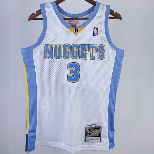 Camiseta NBA retro Denver Nuggets – IVERSON #3 – Retro · blanca · 2003/04 - vista 1