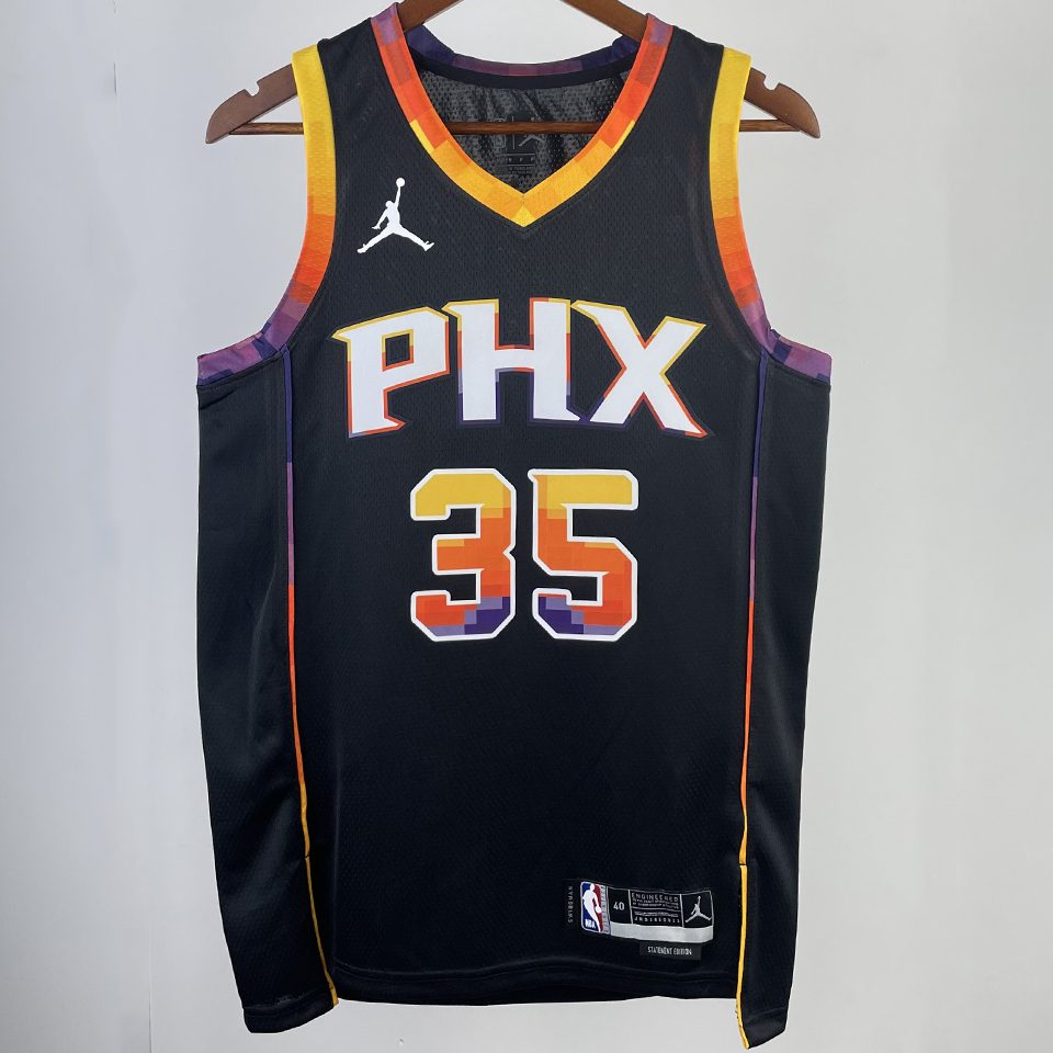 Camiseta NBA Phoenix Suns – DURANT #35 – negra · 2023/24 - vista 1