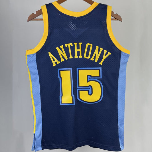 Camiseta NBA retro Denver Nuggets – ANTHONY #15 – Retro · azul oscuro · 2006/07 - vista 2