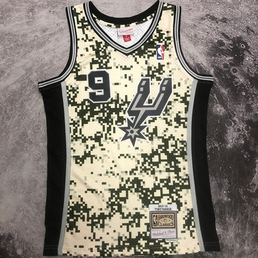 Camiseta NBA retro San Antonio Spurs – PARKER #9 – Retro · 2023/24 - vista 1