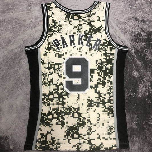 Camiseta NBA retro San Antonio Spurs – PARKER #9 – Retro · 2023/24 - vista 2