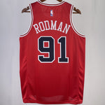 Camiseta NBA Chicago Bulls – RODMAN #91 – roja · 2023/24 - vista 2