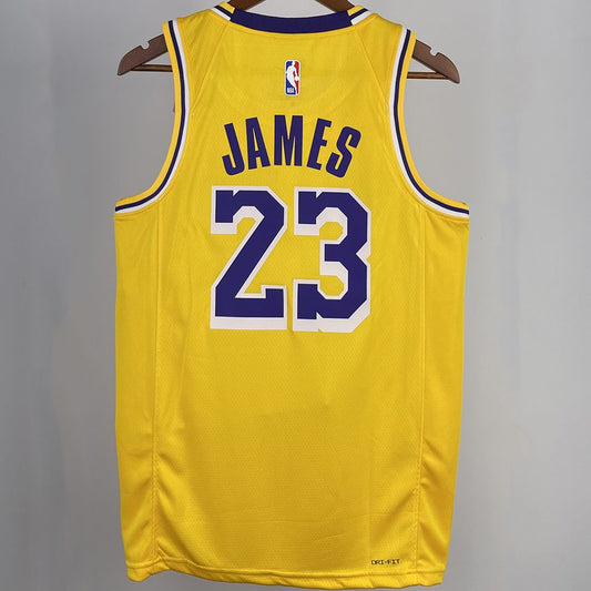 Camiseta NBA Los Angeles Lakers – BRYANT #8 – amarilla · 2023/24 - vista 2