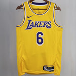 Camiseta NBA Los Angeles Lakers – JAMES #6 – amarilla · 2023/24 - vista 1