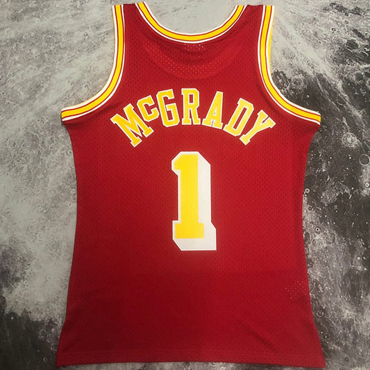 Camiseta NBA retro Houston Rockets – MCGRADY #21 – Retro · roja · 2004/05 - vista 2