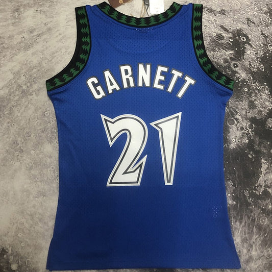Camiseta NBA retro Minnesota Timberwolves – GARNETT #21 – Retro · azul · 2003/04 - vista 2