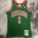Camiseta NBA retro Chicago Bulls – ROSE #1 – Retro · verde · 2008/09 - vista 1