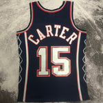 Camiseta NBA retro Brooklyn Nets – CARTER #15 – Retro · azul oscuro · 2006/07 - vista 2