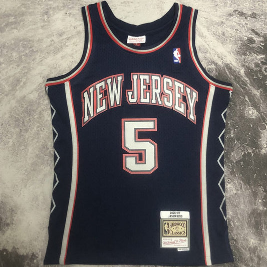 Camiseta NBA retro Brooklyn Nets – KIDD #5 – Retro · azul oscuro · 2006/07 - vista 1
