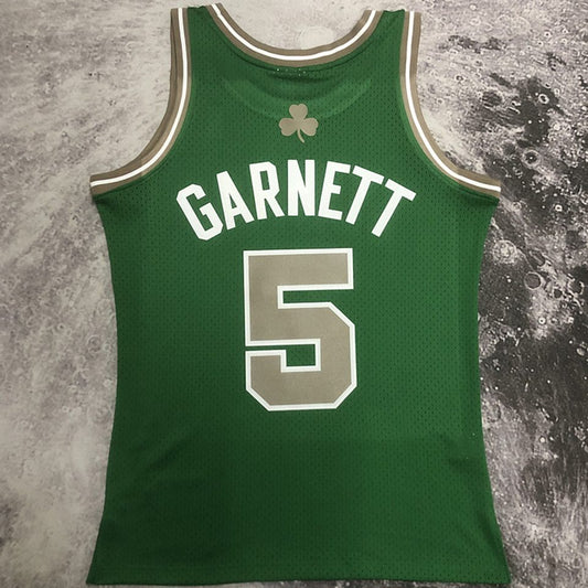 Camiseta NBA retro Boston Celtics – GARNNETT #5 – Retro · verde · 2003/04 - vista 2
