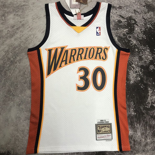 Camiseta NBA retro Golden State Warriors – CURRY #30 – Retro · blanca · 2007 - vista 1