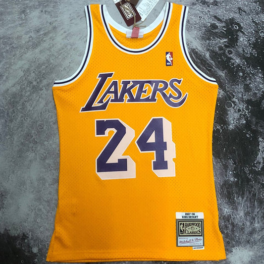 Camiseta NBA retro Los Angeles Lakers – BRYANT #24 – Retro · amarilla · 2007 - vista 1