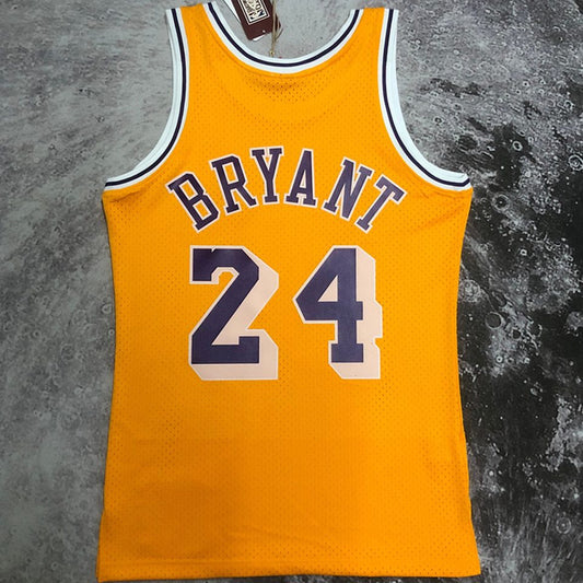 Camiseta NBA retro Los Angeles Lakers – BRYANT #24 – Retro · amarilla · 2007 - vista 2