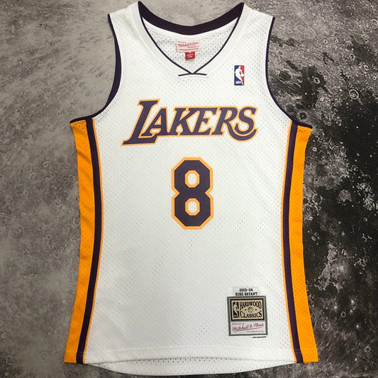 Camiseta NBA retro Los Angeles Lakers – BRYANT #8 – Retro · blanca · 2003/04 - vista 1