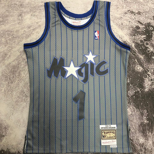 Camiseta NBA retro Miami Heat – HARDAWAY #1 – Retro · gris · 1994/95 - vista 1
