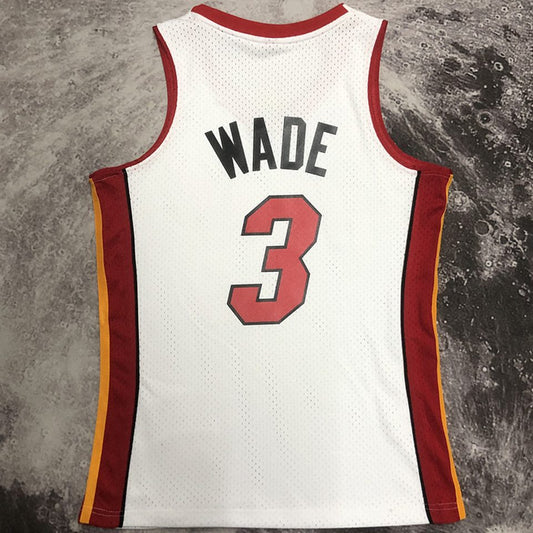 Camiseta NBA retro Miami Heat – WADE #3 – Retro · blanca · 2005/06 - vista 2