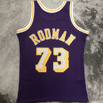 Camiseta NBA retro Los Angeles Lakers – RODMAN #73 – Retro · morada · 1998/99 - vista 2