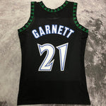 Camiseta NBA retro Minnesota Timberwolves – GARNETT #21 – Retro · negra · 1997/98 - vista 2