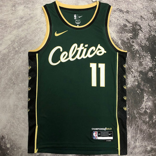 Camiseta NBA Boston Celtics – IRVING #11 – City Edition · verde · 2023 - vista 1