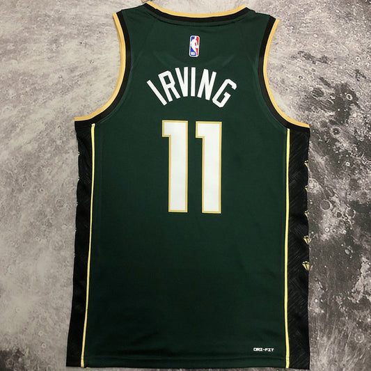 Camiseta NBA Boston Celtics – IRVING #11 – City Edition · verde · 2023 - vista 2