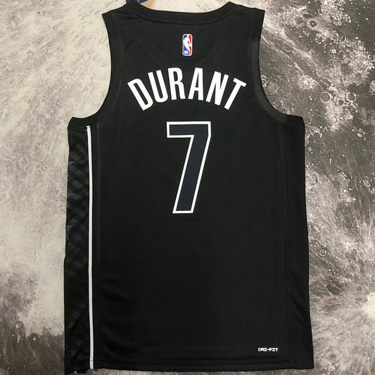Camiseta NBA Brooklyn Nets – DURANT #7 – negra · 2023 - vista 2