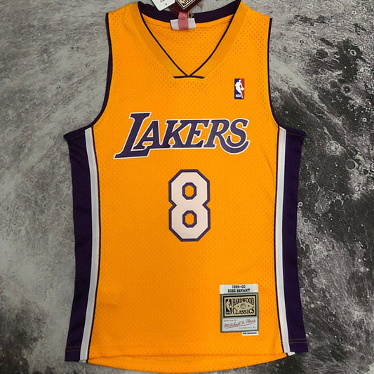 Camiseta NBA retro Los Angeles Lakers – BRYANT #8 – Retro · amarilla · 1999/00 - vista 1