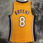 Camiseta NBA retro Los Angeles Lakers – BRYANT #8 – Retro · amarilla · 1999/00 - vista 2