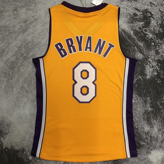 Camiseta NBA retro Los Angeles Lakers – BRYANT #8 – Retro · amarilla · 1999/00 - vista 2
