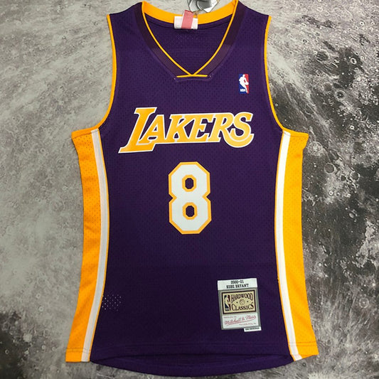Camiseta NBA retro Los Angeles Lakers – BRYANT #8 – Retro · morada · 2000/01 - vista 1