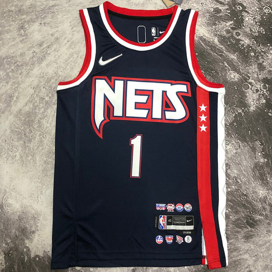 Camiseta NBA Brooklyn Nets – BRIDGES #1 – City Edition · negra - vista 1
