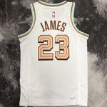 Camiseta NBA Cleveland Cavaliers – JAMES #23 – City Edition · blanca - vista 2