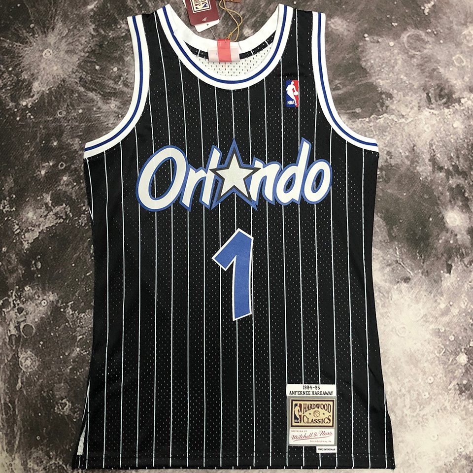 Camiseta NBA retro Orlando Magic – HARDAWAY #1 – Retro · negra · 1994/95 - vista 1