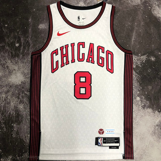 Camiseta NBA Chicago Bulls – LAVINE #8 – City Edition · blanca - vista 1