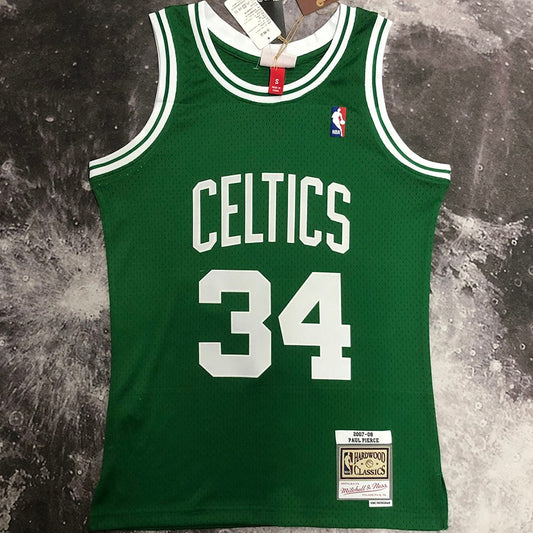 Camiseta NBA retro Boston Celtics – PIERCE #34 – Retro · verde - vista 1