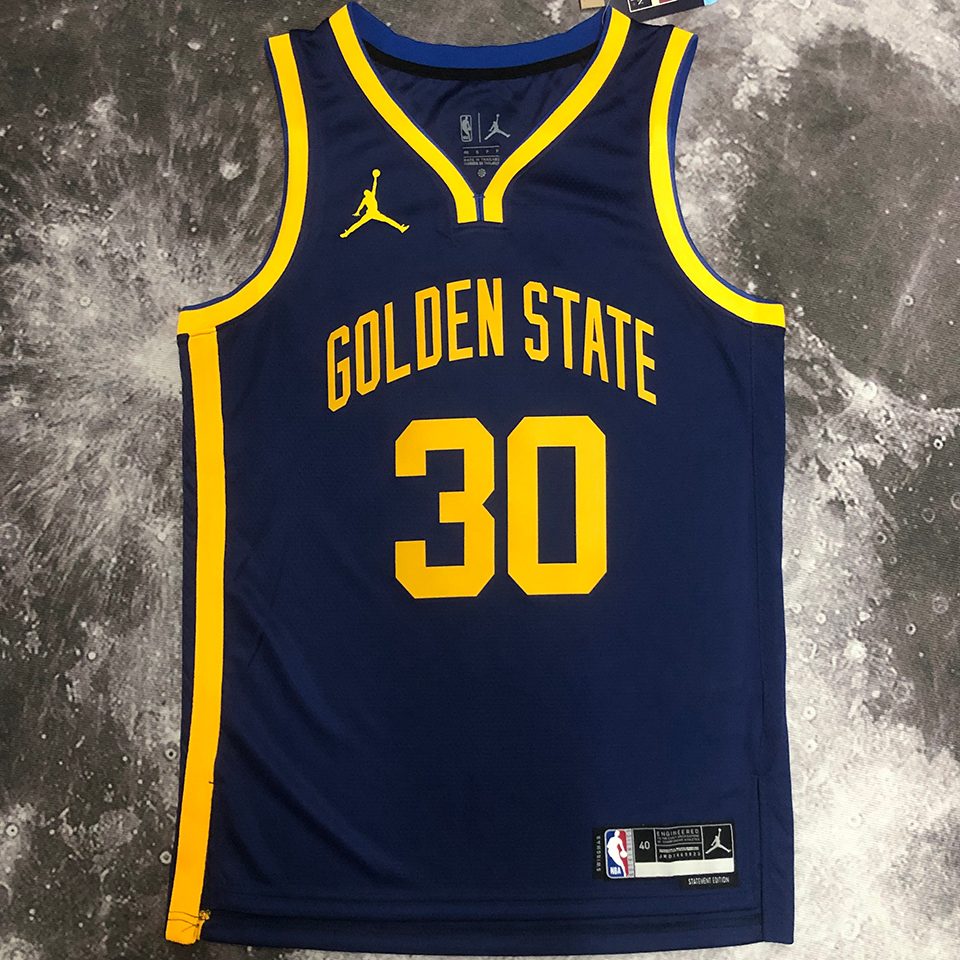 Camiseta NBA retro Golden State Warriors – CURRY #30 – Retro · azul royal - vista 1