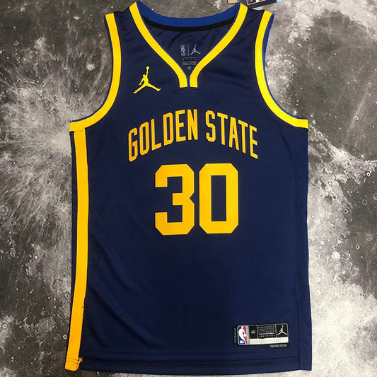 Camiseta NBA retro Golden State Warriors – CURRY #30 – Retro · azul royal - vista 1