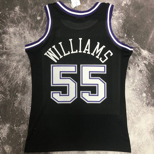 Camiseta NBA retro Sacramento Kings – WILLIAMS #55 – Retro · negra · 2001/02 - vista 2