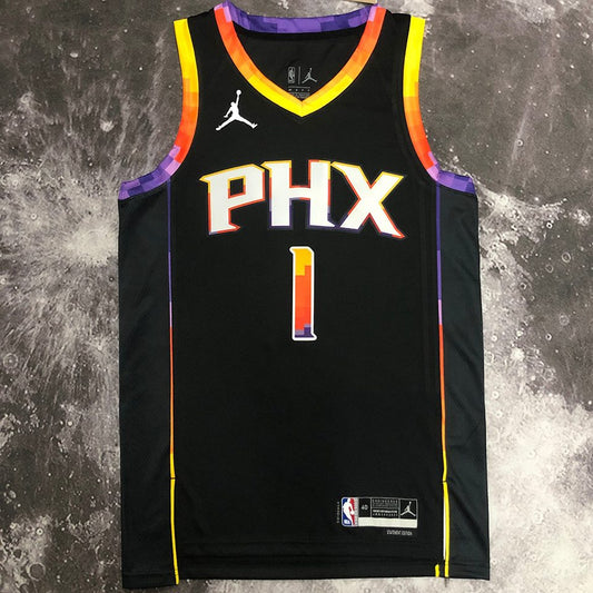 Camiseta NBA Phoenix Suns – BOOKER #1 – negra - vista 1